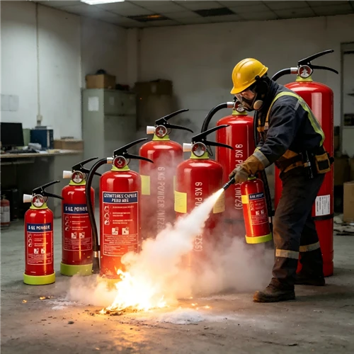 Guide de configuration des extincteurs pour différents risques et applications d'incendie